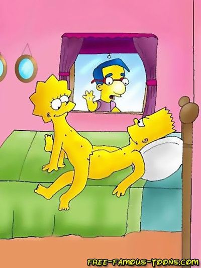 Bart and lisa simpsons orgy