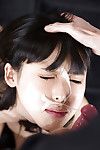 Schön Japanisch Mädchen yokoyama natsuki Nehmen blast der jism in Auge