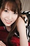 Doce Ásia Ramu Nagatsuki usa sexy meias e tem selvagem grupo Sexo com Lotes de oral agradável