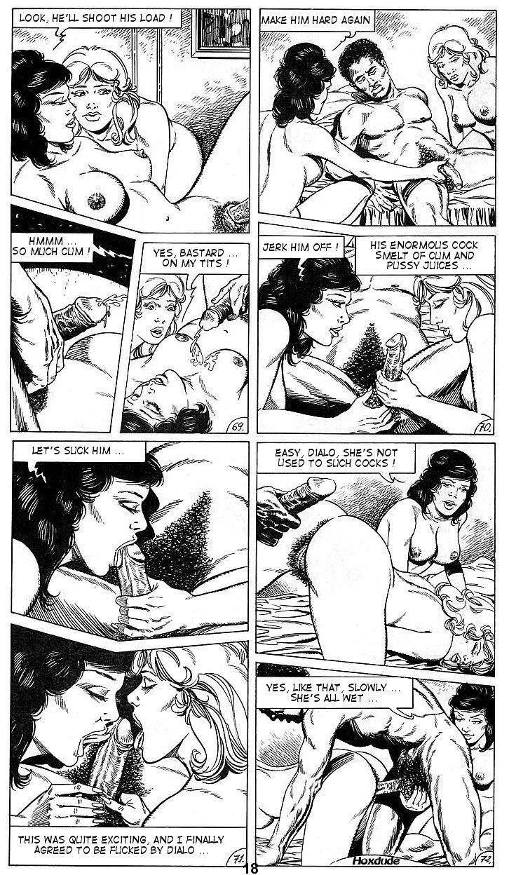 性感的 金发女郎 和 黑发 在 无尽的 漫画 漫画