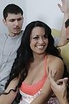 Raven haired mommy Mason Storm with appealing big nipples gets her horny pussy penetrated
