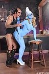 Lexi Belle is a naughty Smurfette and she\'s working on that thick Gargamel shlong