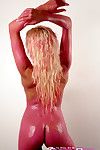 Impressive fetish scene with blonde Ember Reigns posing naughty
