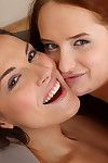 Check out Denisa and Demi in rough lesbian action