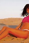 Metade nu ou nu este Luxo menina anita loira procura Incrível no o Praia