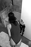 Asian MILF Kalina Ryu caught undressing in bathroom by hidden camera
