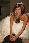 Melissa midwest vestido en La BODA vestido muestra y Los dedos su sexy sin pelo Coño