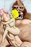 Rey Kong y Adolescente Chica Sexo