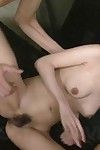 Hungry Oriental Rino Asuka attains torn apart by twofold fellows and gives juicy cock swallowing pleasures with sperm shots galore