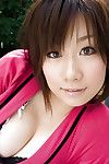 Japon coed Hanano Nono tembel ortaya çıkarılması onu Nefis büyük göğüsler