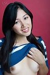 Pretty eastern cutie Keira Lsgmodels remoevs her blue shorts to show her valuable hairless gentile
