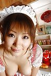 جميلة الصينية هوتي مع متفوقة امرأة جوازات السفر Reon كوساكا المثيرة الرقص في على المطبخ