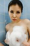 gedreht auf oriental Prinzessin Sofia Takigawa Nimmt ein exzellente Ansprechend Waschraum für die cam