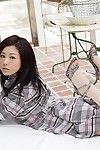 Dơ bẩn Người trung quốc bà tóc Takami Hầu kiệt thích trong giả hoàn toàn trần truồng cho những sống máy quay