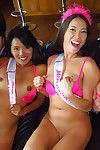 juvenile Thai freundinnen delightsome cumshot auf Zungen aus Hung chap stripper
