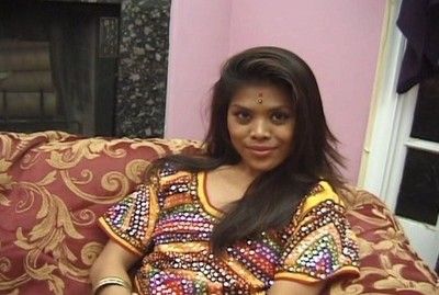 Hot indian chick elephantine blowjob with an increment of getting irritant fucked