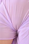 Interessante Loira lass De volta um Vitoriano Cor-de-rosa Vestido punhos ela unobstruct buceta