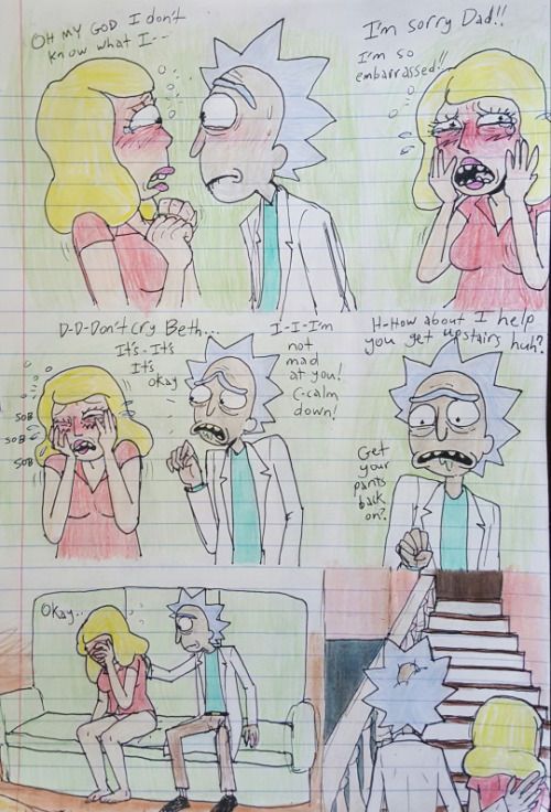 [Stickyickysmut] Smokestack and Beth (Rick and Morty)